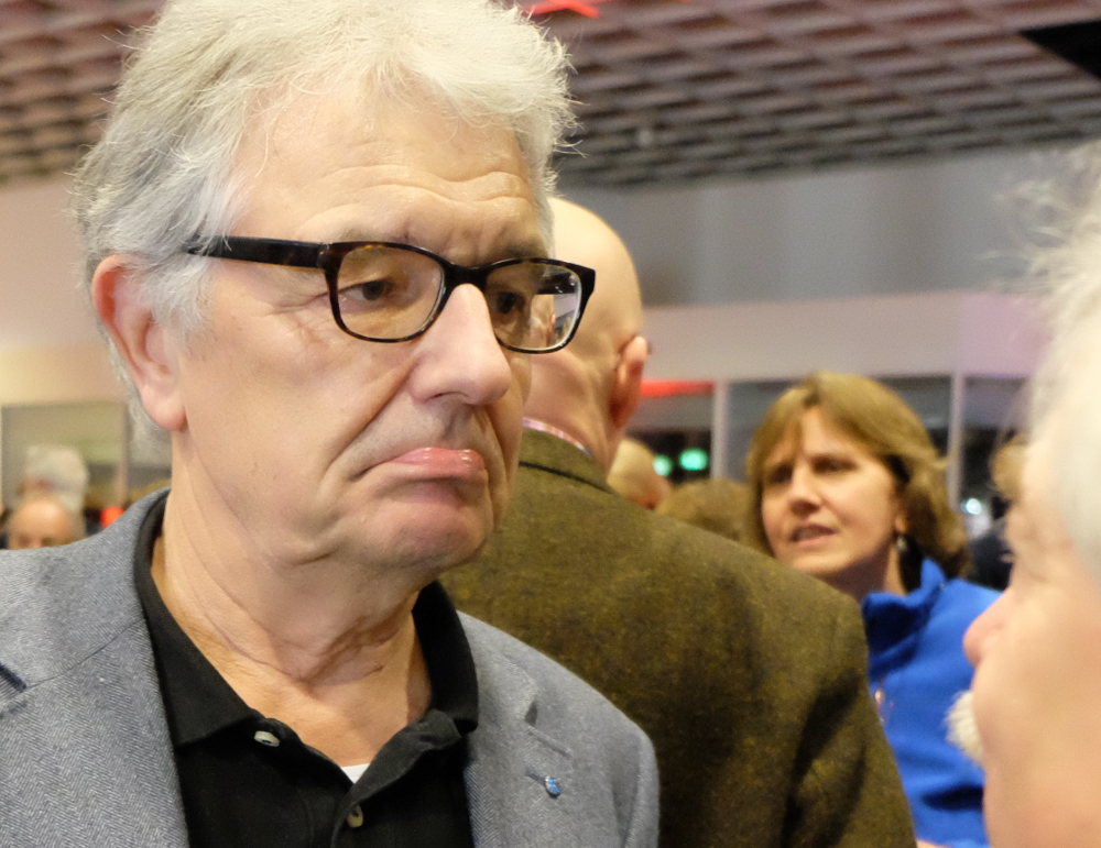 Neujahrsempfang 2016 der SPD Münster: Christoph Strässer im Gespräch (25.1.2016; Foto: Klare)