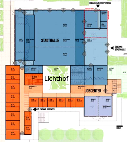 So kann die Stadthalle umgebaut werden: Machbarkeitsstudie (Juni 2013)