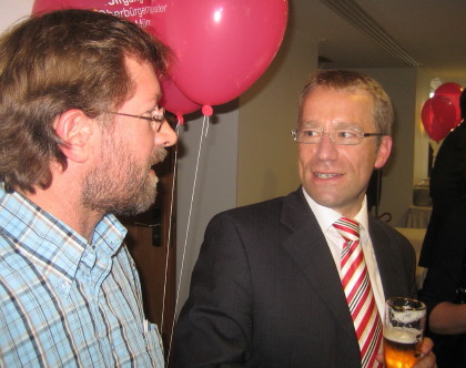 Wolfgang Heuer im Gesprch mit Ralf Hubert