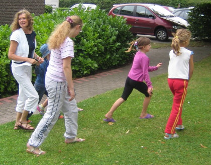 Ankunft der Kindergruppe aus Belarus (3.8.2008)