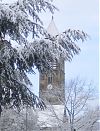 Die Kirche St. Clemens im Schnee (November 2008)