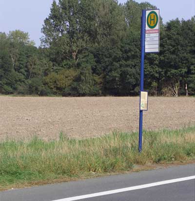 Bushaltestelle Pfarrer-Ensink-Weg 2006