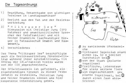 Umweltkonzept fr den Steiner See: Diskussion am 13.3.1985