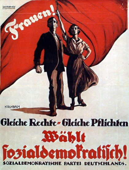 Frauen Whlt sozialdemokratisch (1919)