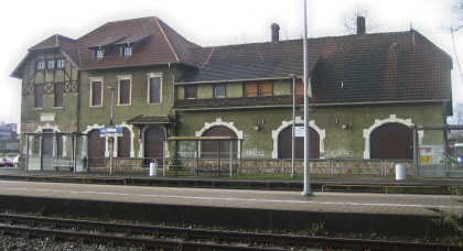 Das alte Hiltruper Bahnhofsgebude (2009)