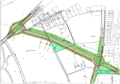 Lrmschutz an der Hansestrae und Meesenstiege: Planung