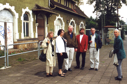 Hiltruper Bahnhof: Ortstermin der SPD-BV-Fraktion (Sept. 2000)