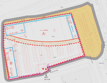 Der Bebauungsplan-Vorentwurf fr die Stroetmann-Planung am Hiltruper Bahnhof