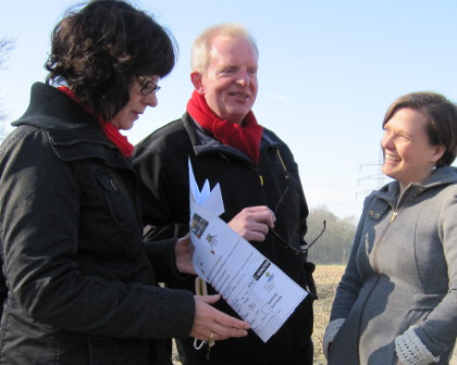 Claudia Westermann-Schulz, Hermann Geusendam-Wode, Julia Suuck (v.l.)